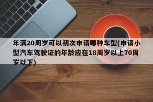 年满20周岁可以初次申请哪种车型(申请小型汽车驾驶证的年龄应在18周岁以上70周岁以下)