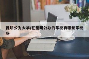 昆明公为大学/在昆明公办的学校有哪些学校呀